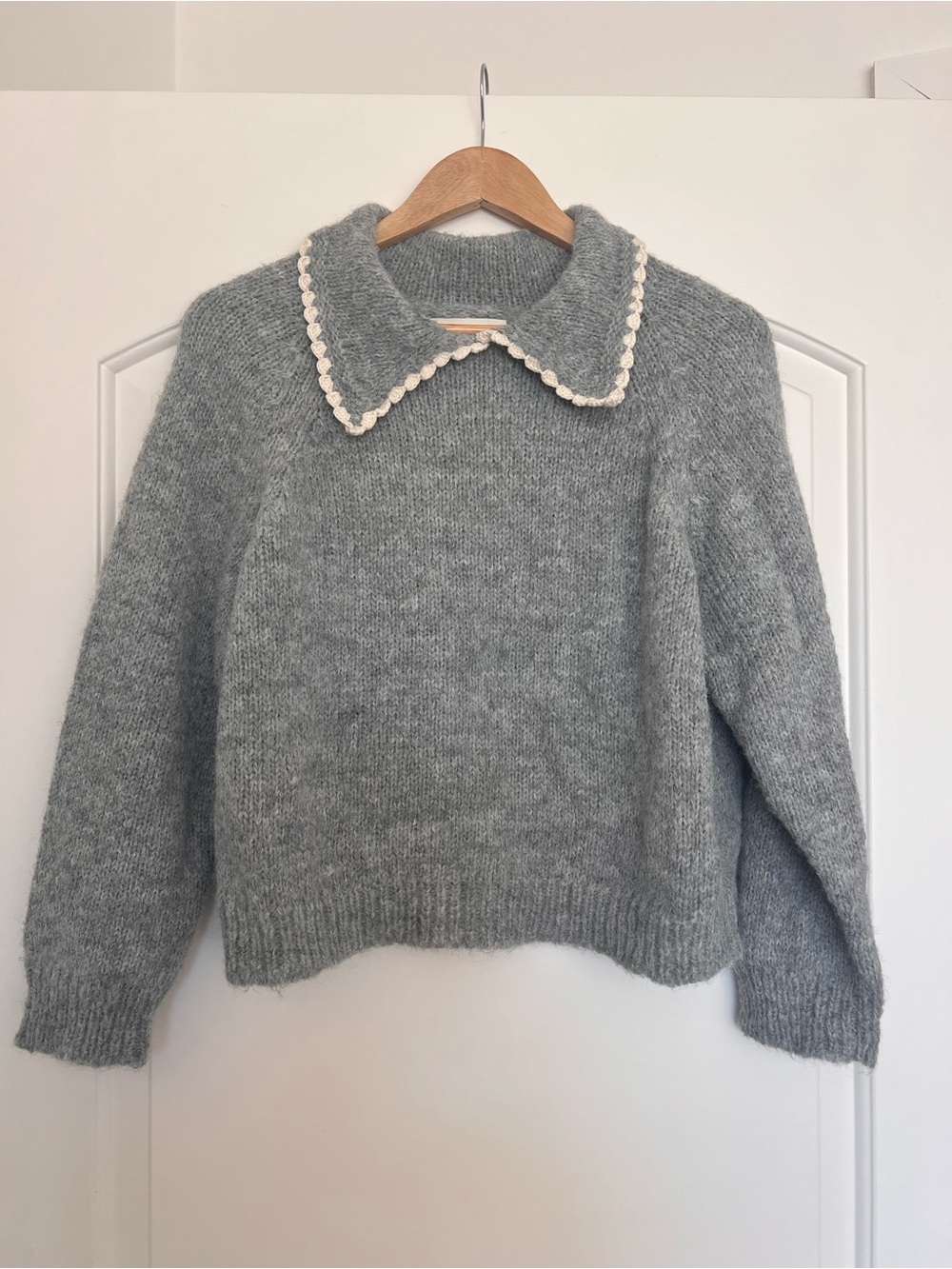 The Great Crochet Collar Sweater